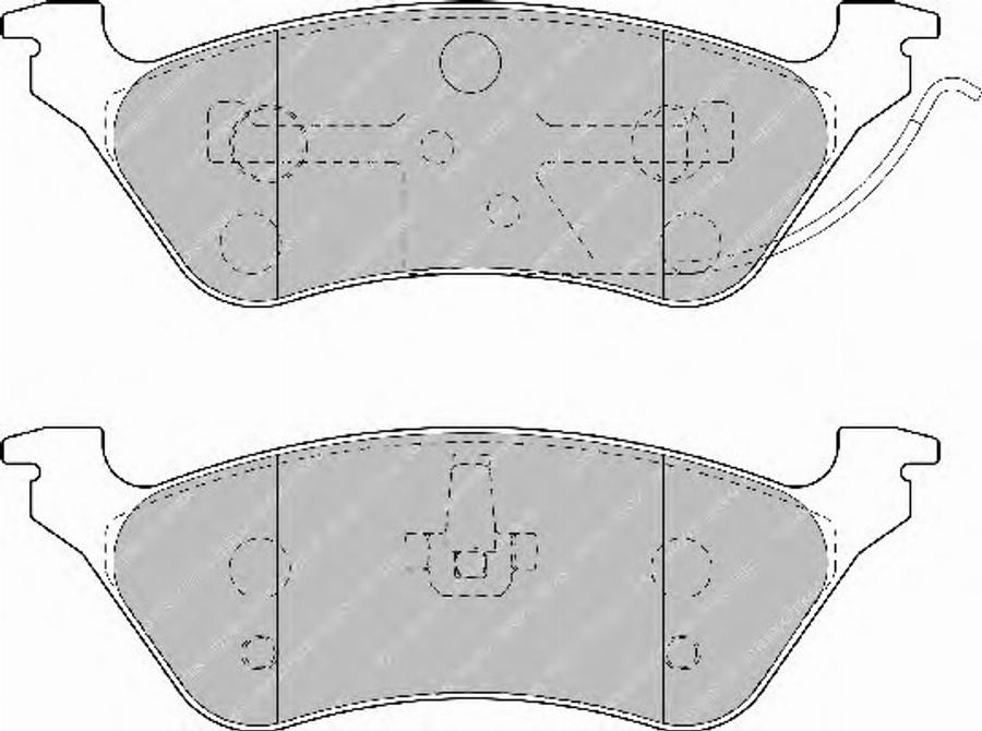 Ferodo FQT1475 - Kit de plaquettes de frein, frein à disque cwaw.fr