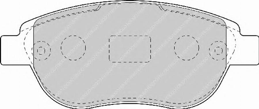 Ferodo FQT1476 - Kit de plaquettes de frein, frein à disque cwaw.fr