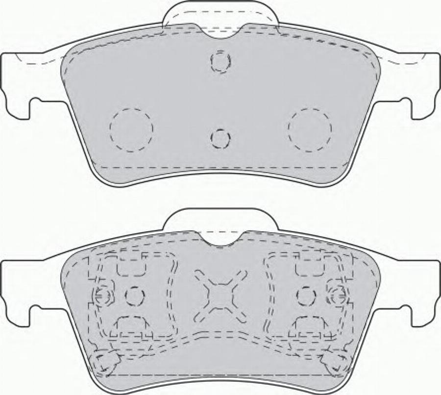 Ferodo FQT1540 - Kit de plaquettes de frein, frein à disque cwaw.fr