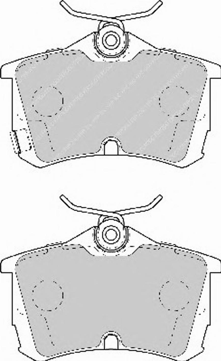 Ferodo FSL1506 - Kit de plaquettes de frein, frein à disque cwaw.fr