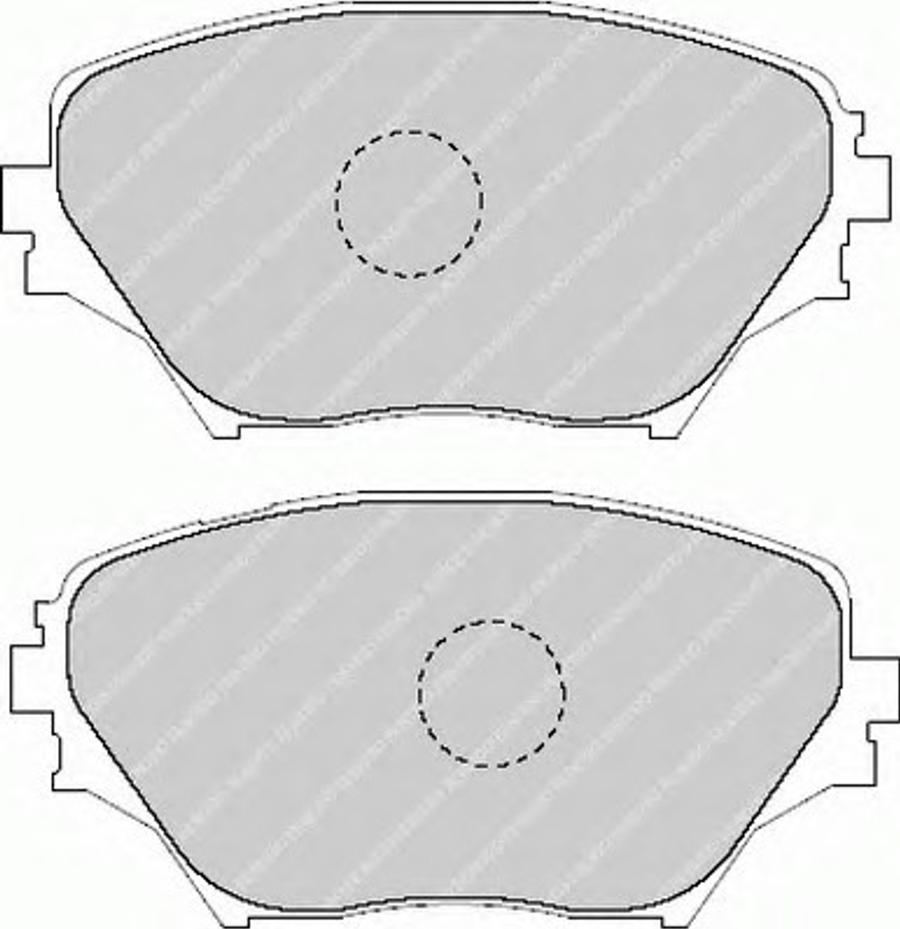 Ferodo FSL1514 - Kit de plaquettes de frein, frein à disque cwaw.fr