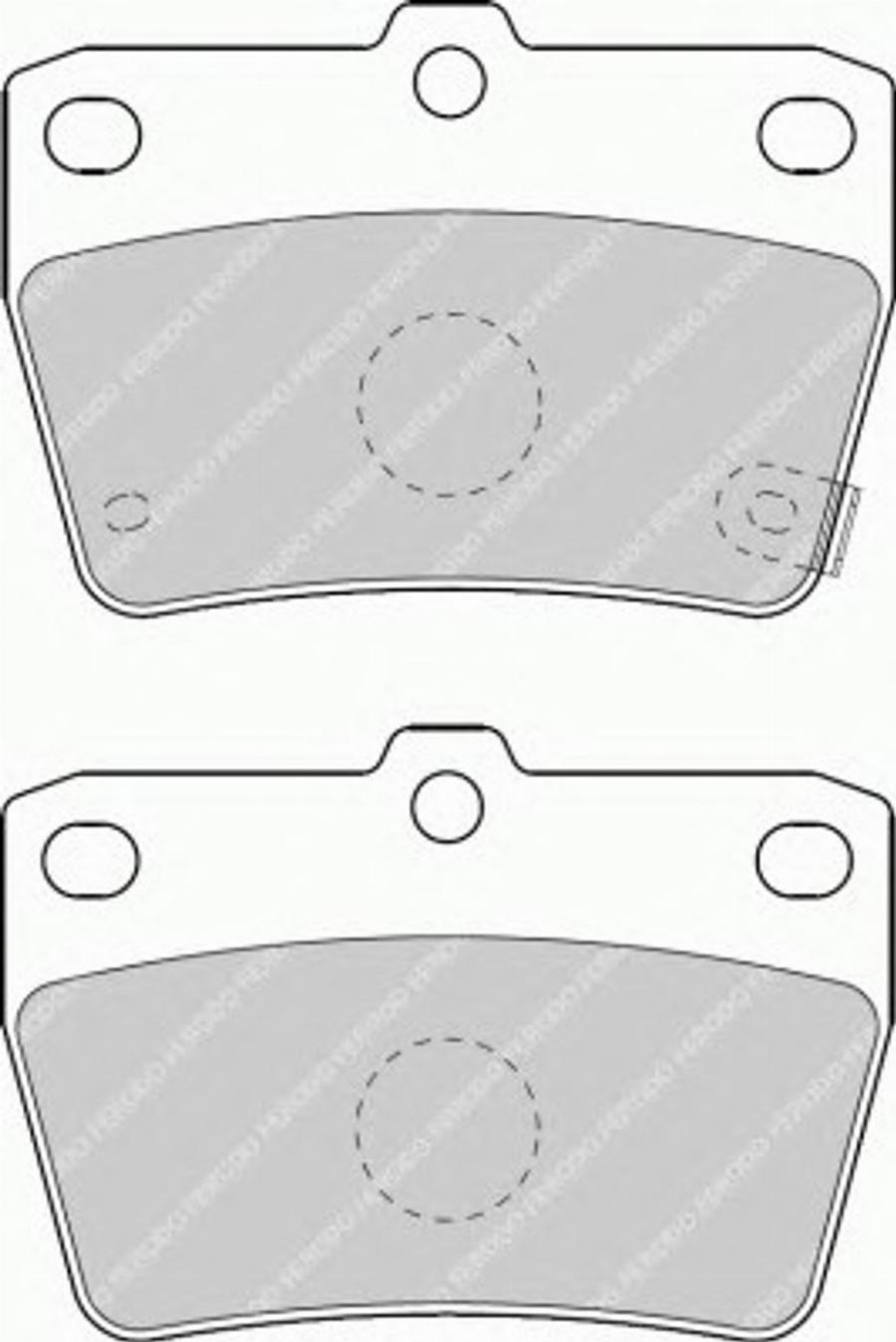 Ferodo FQT1531 - Kit de plaquettes de frein, frein à disque cwaw.fr