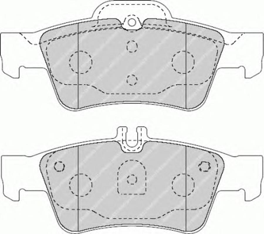 Ferodo FQT1526 - Kit de plaquettes de frein, frein à disque cwaw.fr