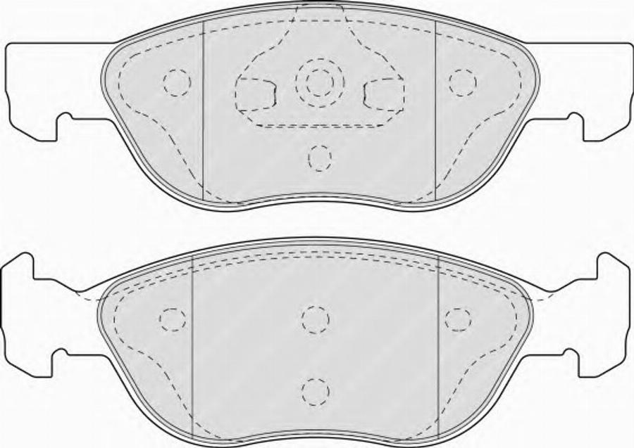 Ferodo FQT1651 - Kit de plaquettes de frein, frein à disque cwaw.fr