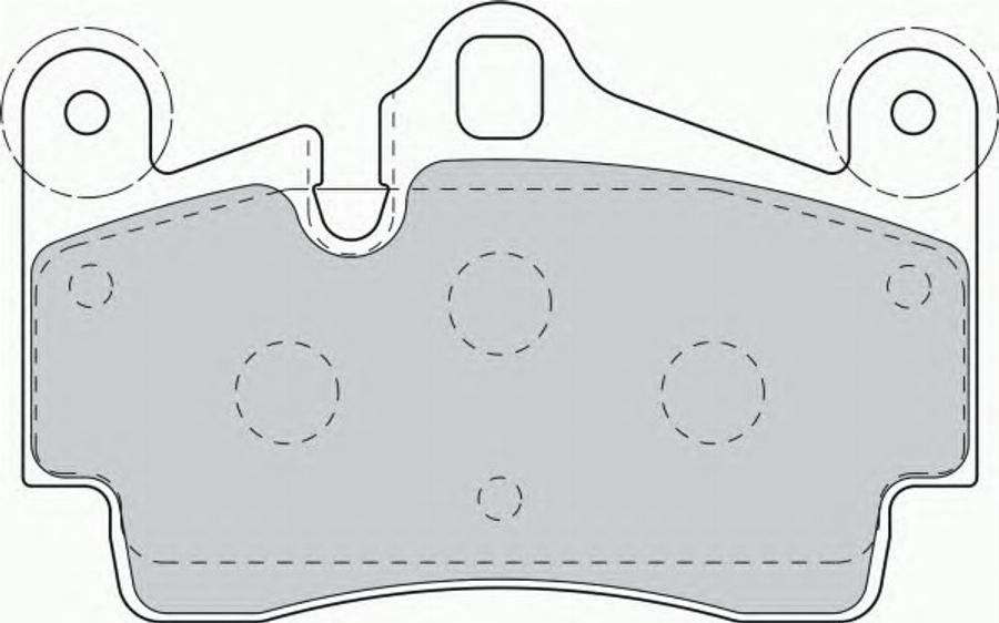 Ferodo FSL1627 - Kit de plaquettes de frein, frein à disque cwaw.fr