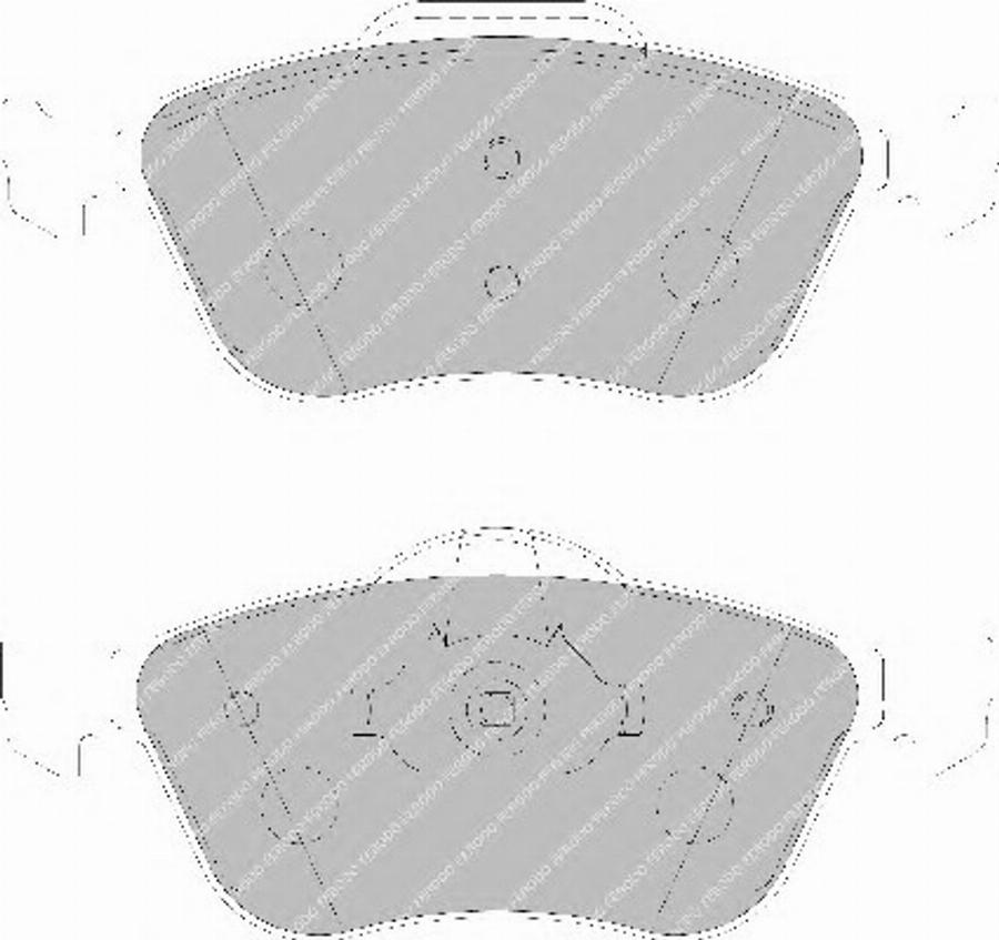 Ferodo FQT1674 - Kit de plaquettes de frein, frein à disque cwaw.fr