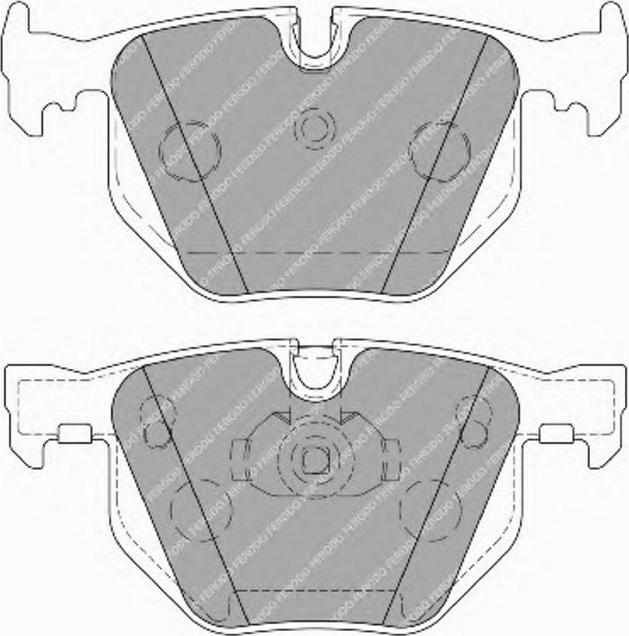 Ferodo FQT1673 - Kit de plaquettes de frein, frein à disque cwaw.fr