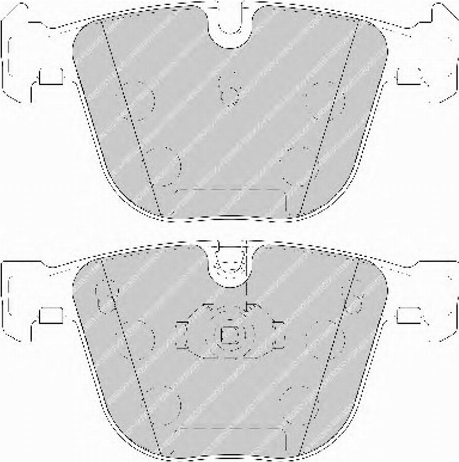 Ferodo FQT1672 - Kit de plaquettes de frein, frein à disque cwaw.fr