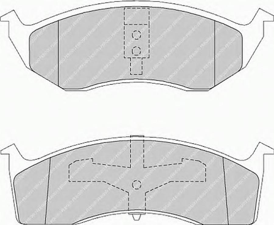 Ferodo FQT1098 - Kit de plaquettes de frein, frein à disque cwaw.fr