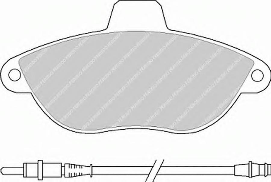 Ferodo FSL1002 - Kit de plaquettes de frein, frein à disque cwaw.fr