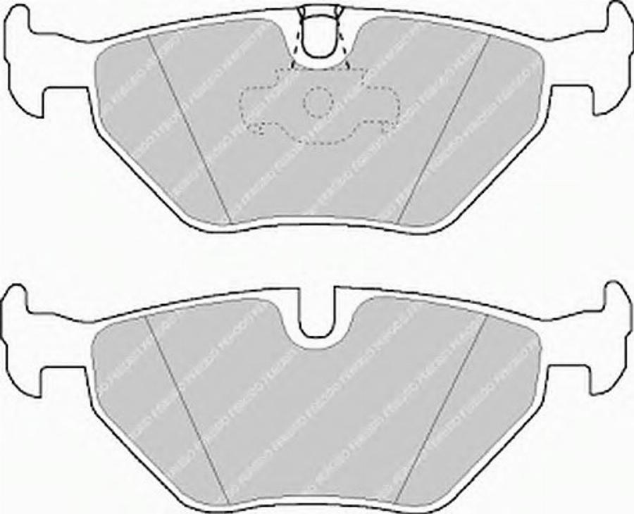 Ferodo FQT1075 - Kit de plaquettes de frein, frein à disque cwaw.fr