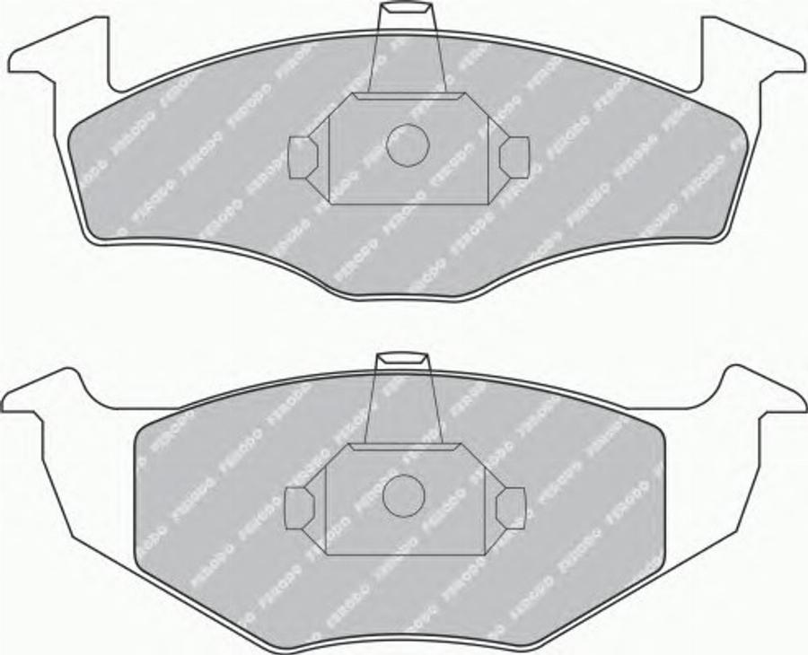 Ferodo FQT1101 - Kit de plaquettes de frein, frein à disque cwaw.fr