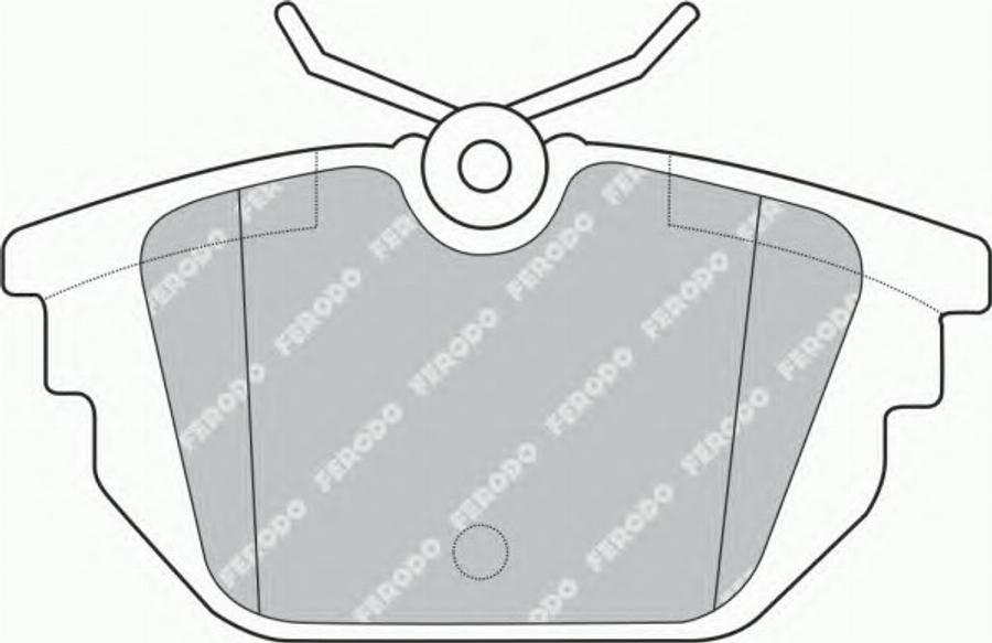 Ferodo FQT1113 - Kit de plaquettes de frein, frein à disque cwaw.fr