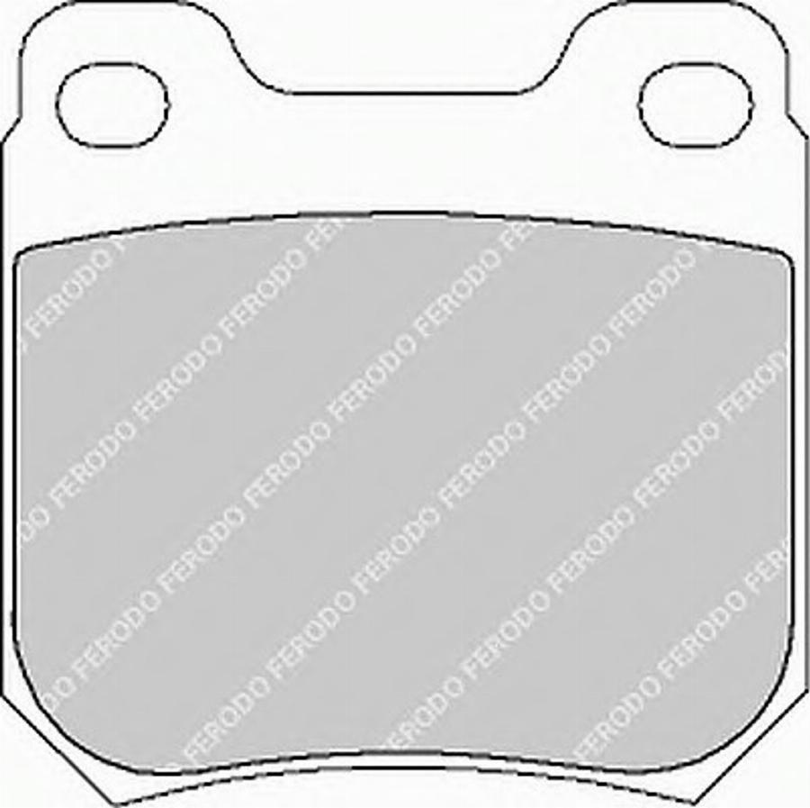 Ferodo FQT1117 - Kit de plaquettes de frein, frein à disque cwaw.fr