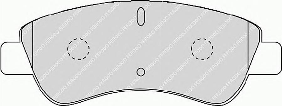 Ferodo FQT1399 - Kit de plaquettes de frein, frein à disque cwaw.fr