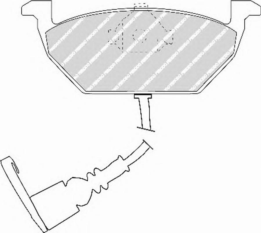 Ferodo FQT1398 - Kit de plaquettes de frein, frein à disque cwaw.fr