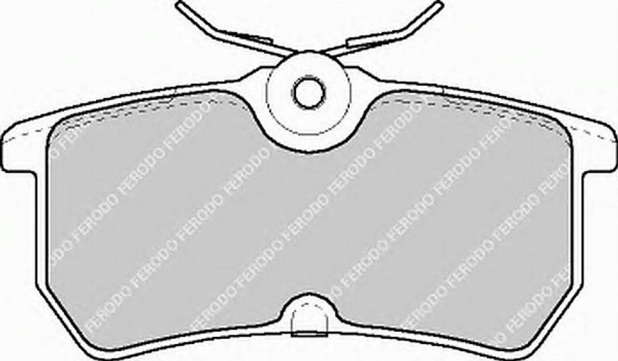 Ferodo FQT1319 - Kit de plaquettes de frein, frein à disque cwaw.fr