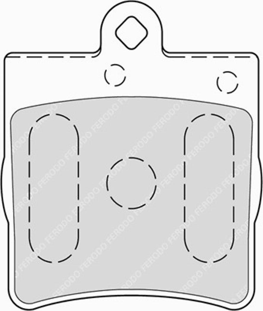 Ferodo FQT1311 - Kit de plaquettes de frein, frein à disque cwaw.fr