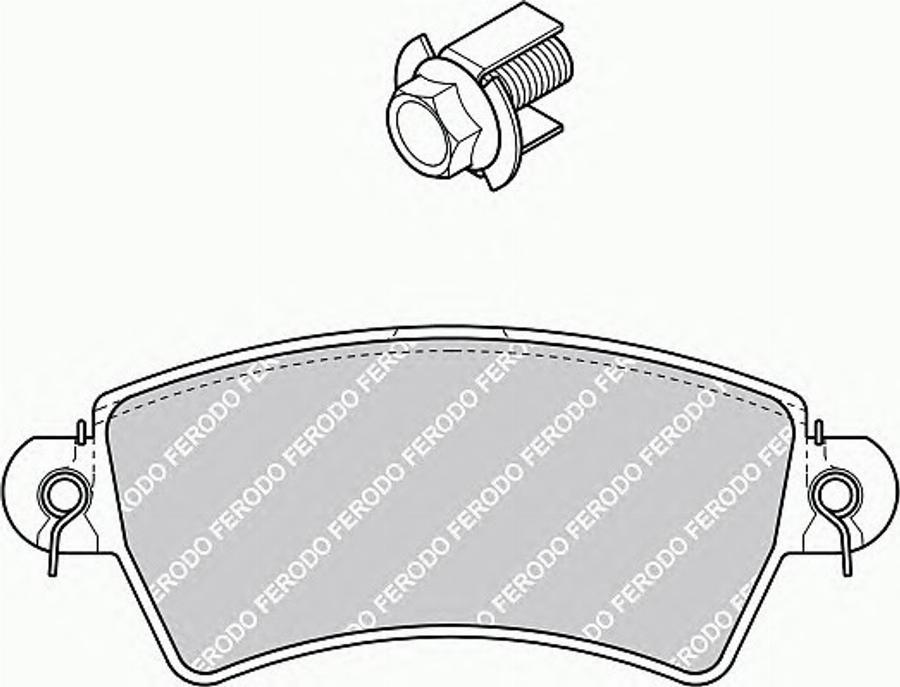 Ferodo FQT1370 - Kit de plaquettes de frein, frein à disque cwaw.fr