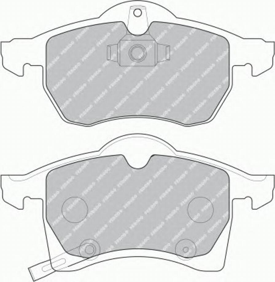 Ferodo FQT1295 - Kit de plaquettes de frein, frein à disque cwaw.fr