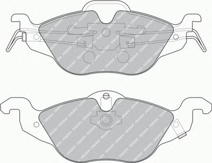 Ferodo FQT1293 - Kit de plaquettes de frein, frein à disque cwaw.fr