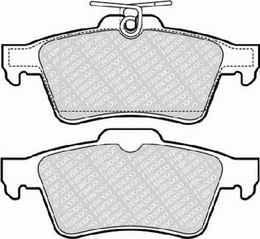 Ferodo FQT1766 - Kit de plaquettes de frein, frein à disque cwaw.fr