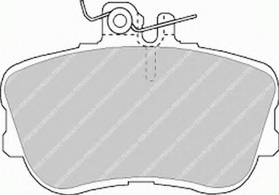 Ferodo FQT854 - Kit de plaquettes de frein, frein à disque cwaw.fr