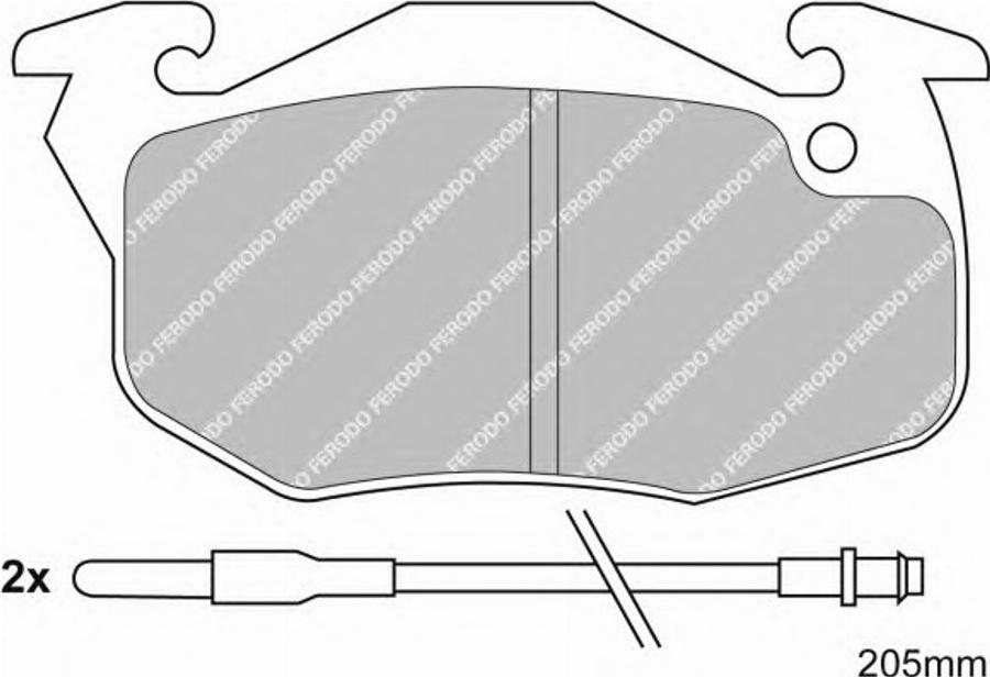 Ferodo FQT393 - Kit de plaquettes de frein, frein à disque cwaw.fr