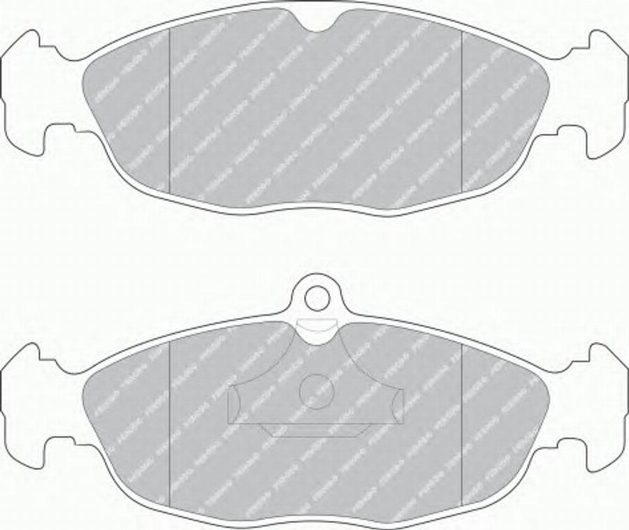 Ferodo FQT732 - Kit de plaquettes de frein, frein à disque cwaw.fr