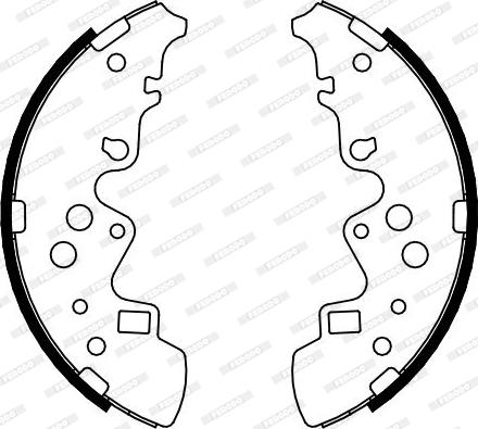 Ferodo FSB4094 - Jeu de mâchoires de frein cwaw.fr