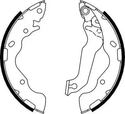 Alpha Brakes HST-KA-331 - Jeu de mâchoires de frein cwaw.fr