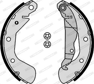 Ferodo FSB4185 - Jeu de mâchoires de frein cwaw.fr