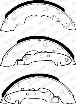 Ferodo FSB55K - Jeu de mâchoires de frein cwaw.fr