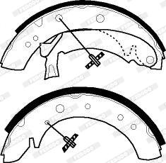 Ferodo FSB513R - Jeu de mâchoires de frein cwaw.fr