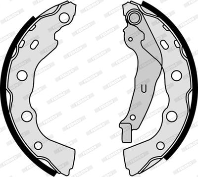 Ferodo FSB616 - Jeu de mâchoires de frein cwaw.fr