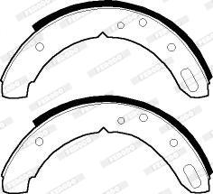 Ferodo FSB348R - Jeu de mâchoires de frein, frein de stationnement cwaw.fr