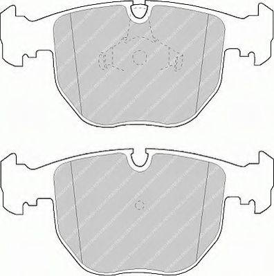 Ferodo FSL997 - Kit de plaquettes de frein, frein à disque cwaw.fr