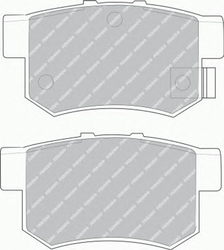 Ferodo FSL956 - Kit de plaquettes de frein, frein à disque cwaw.fr