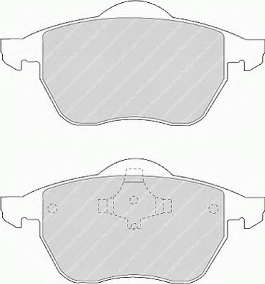 Ferodo FSL969 - Kit de plaquettes de frein, frein à disque cwaw.fr