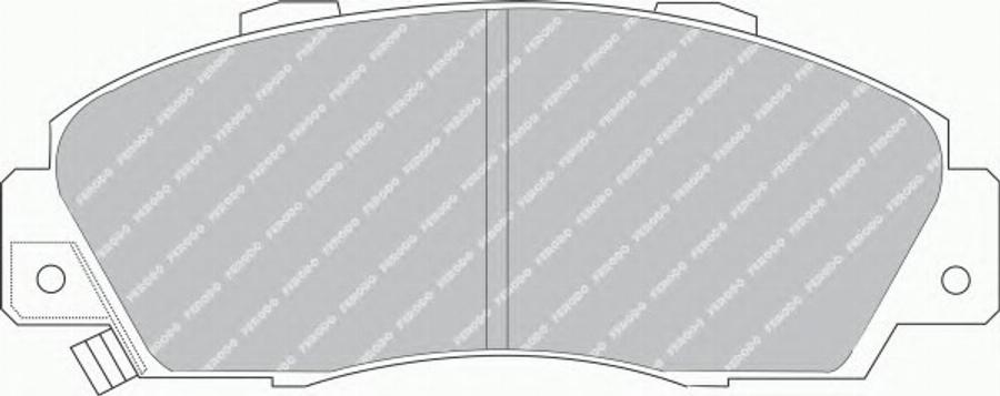 Ferodo FSL905 - Kit de plaquettes de frein, frein à disque cwaw.fr