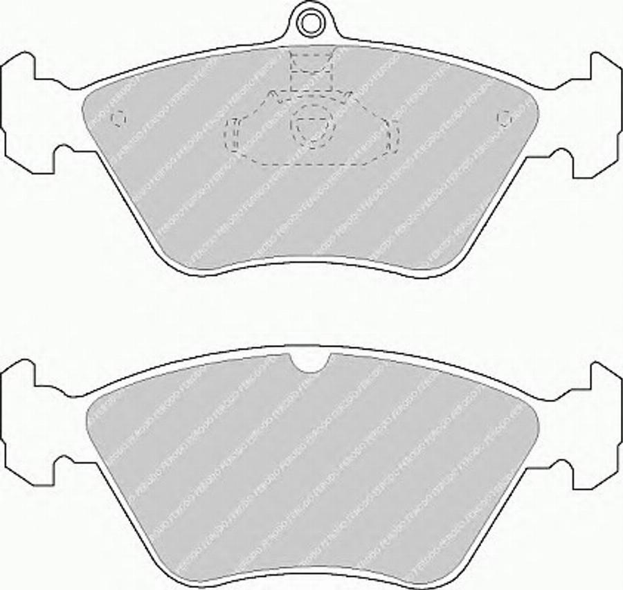 Ferodo FSL901 - Kit de plaquettes de frein, frein à disque cwaw.fr