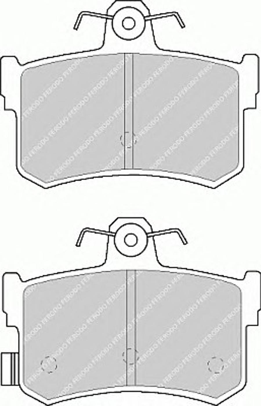 Ferodo FSL917 - Kit de plaquettes de frein, frein à disque cwaw.fr