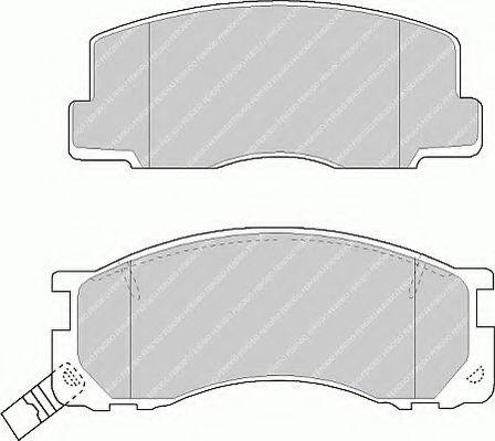 Ferodo FSL930 - Kit de plaquettes de frein, frein à disque cwaw.fr