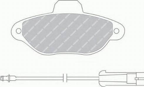 Ferodo FSL925 - Kit de plaquettes de frein, frein à disque cwaw.fr