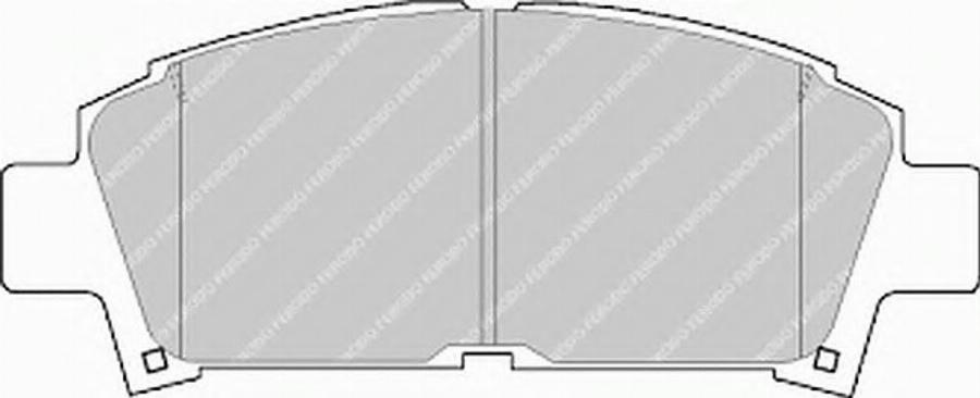 Ferodo FSL928 - Kit de plaquettes de frein, frein à disque cwaw.fr