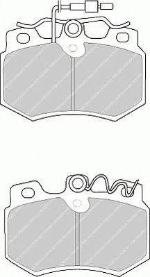 Ferodo FSL455 - Kit de plaquettes de frein, frein à disque cwaw.fr