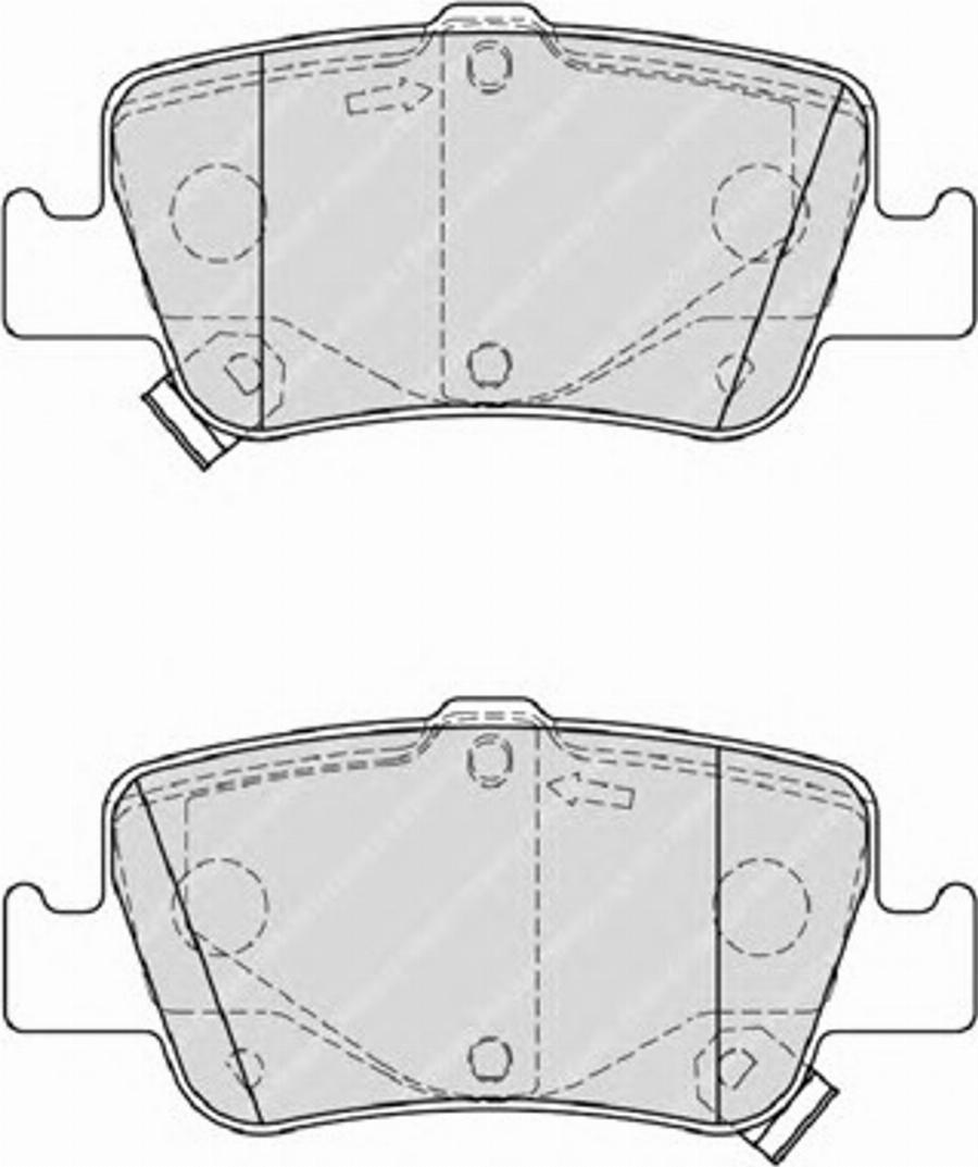 Ferodo FSL4048 - Kit de plaquettes de frein, frein à disque cwaw.fr