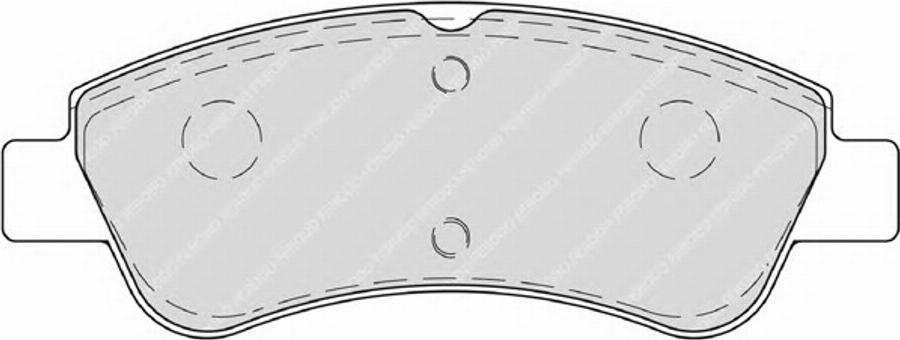 Ferodo FSL4066 - Kit de plaquettes de frein, frein à disque cwaw.fr