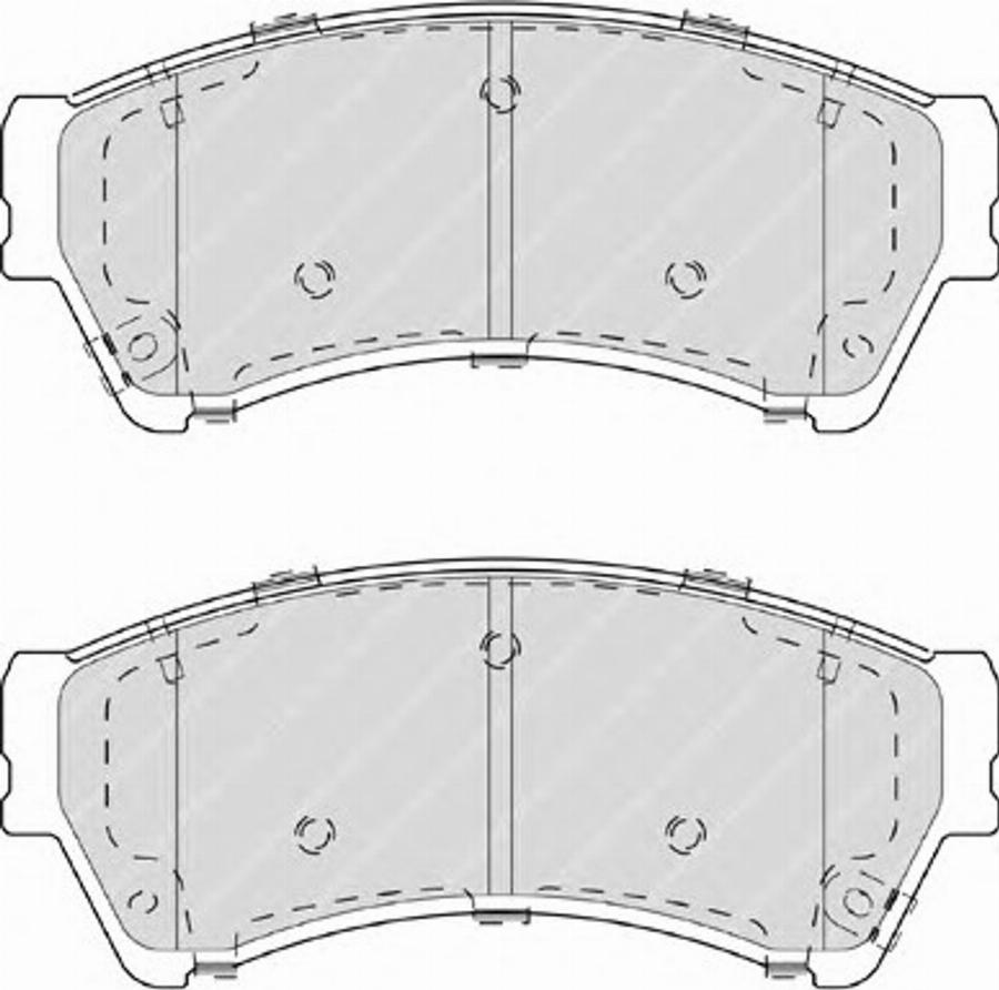 Ferodo FSL4062 - Kit de plaquettes de frein, frein à disque cwaw.fr