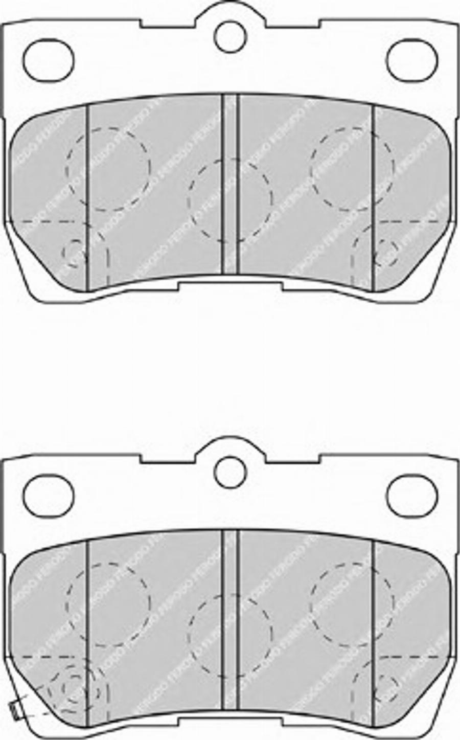 Ferodo FSL4001 - Kit de plaquettes de frein, frein à disque cwaw.fr